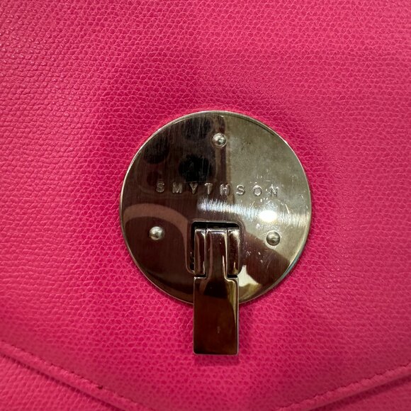 Smythson of Bond Street Travel Wallet in Pink - Picture 3 of 3